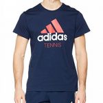 Adidas tennis – T-shirt pour homme, couleur bleu de la marque adidas TOP 15 image 0 produit