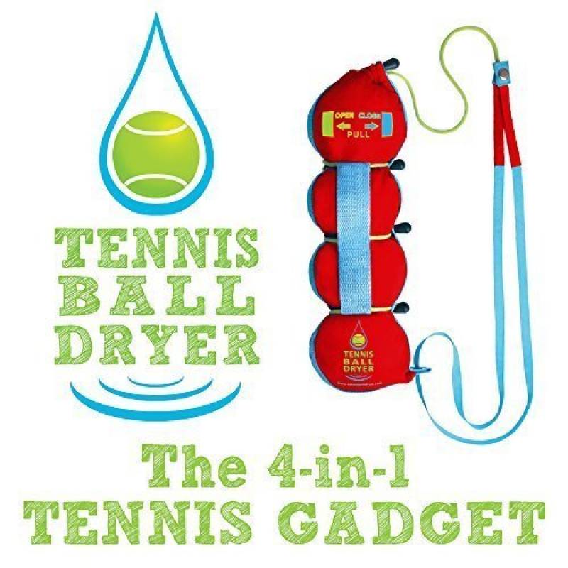 Tennis Sèche- Ball - 4-en- 1 accessoire Tennis - Voté «Meilleur Tennis Gadget » - Comprend quatre Grands fonctionnalités de 1. Le cadeau parfait pour Tennis ne TOP 1 image 0 produit