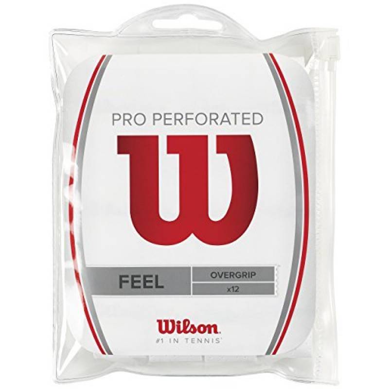 Wilson Griffband Pro Overgrip perforé 12 Pack blanc WRZ4006WH de la marque Wilson TOP 7 image 0 produit