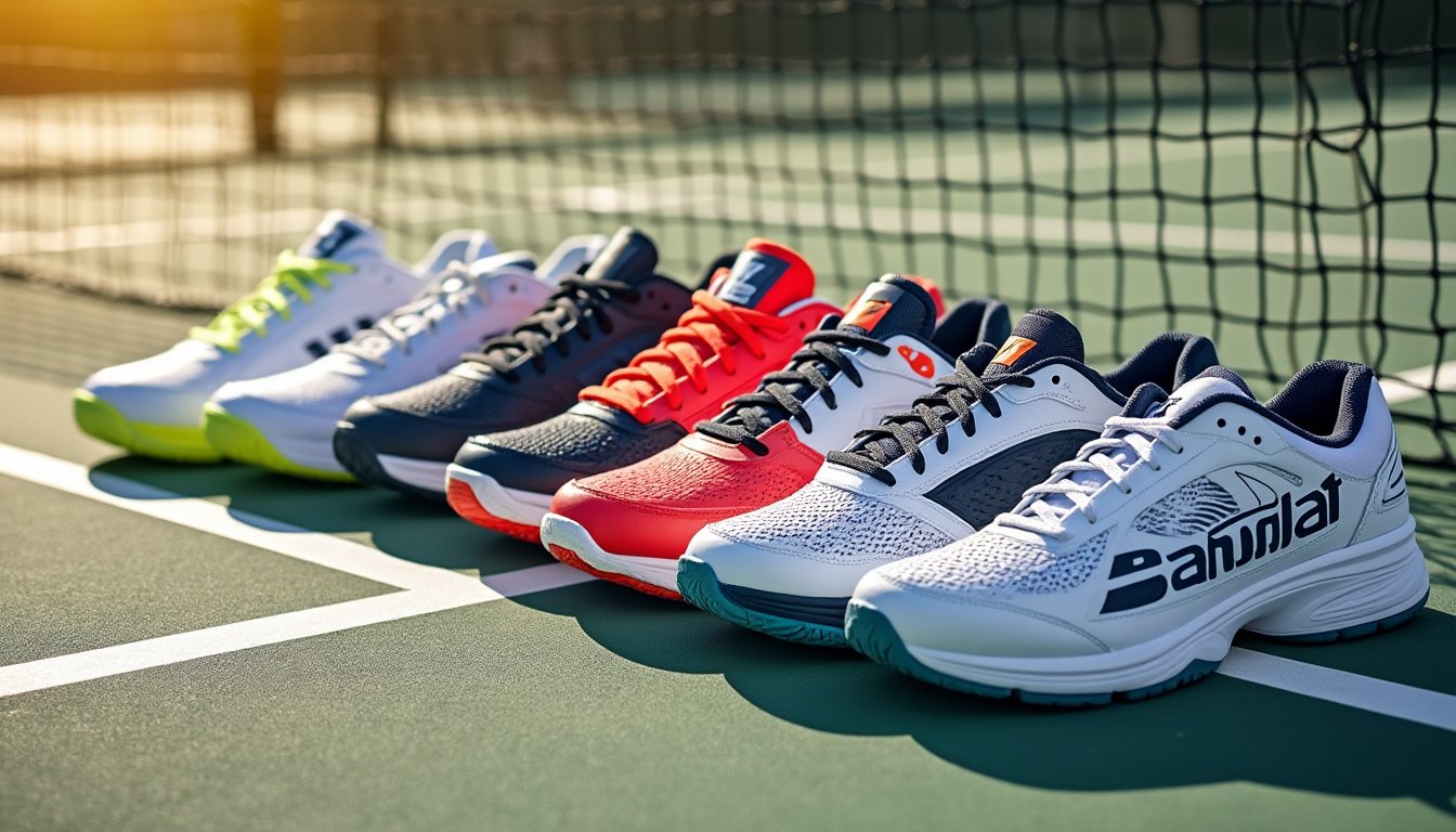 Chaussures de tennis Babolat : la solution idéale pour tous les budgets découvrez les chaussures de tennis babolat, conçues pour offrir confort, performance et durabilité à tous les joueurs, quel que soit leur budget. trouvez la paire idéale pour améliorer votre jeu dès aujourd'hui !