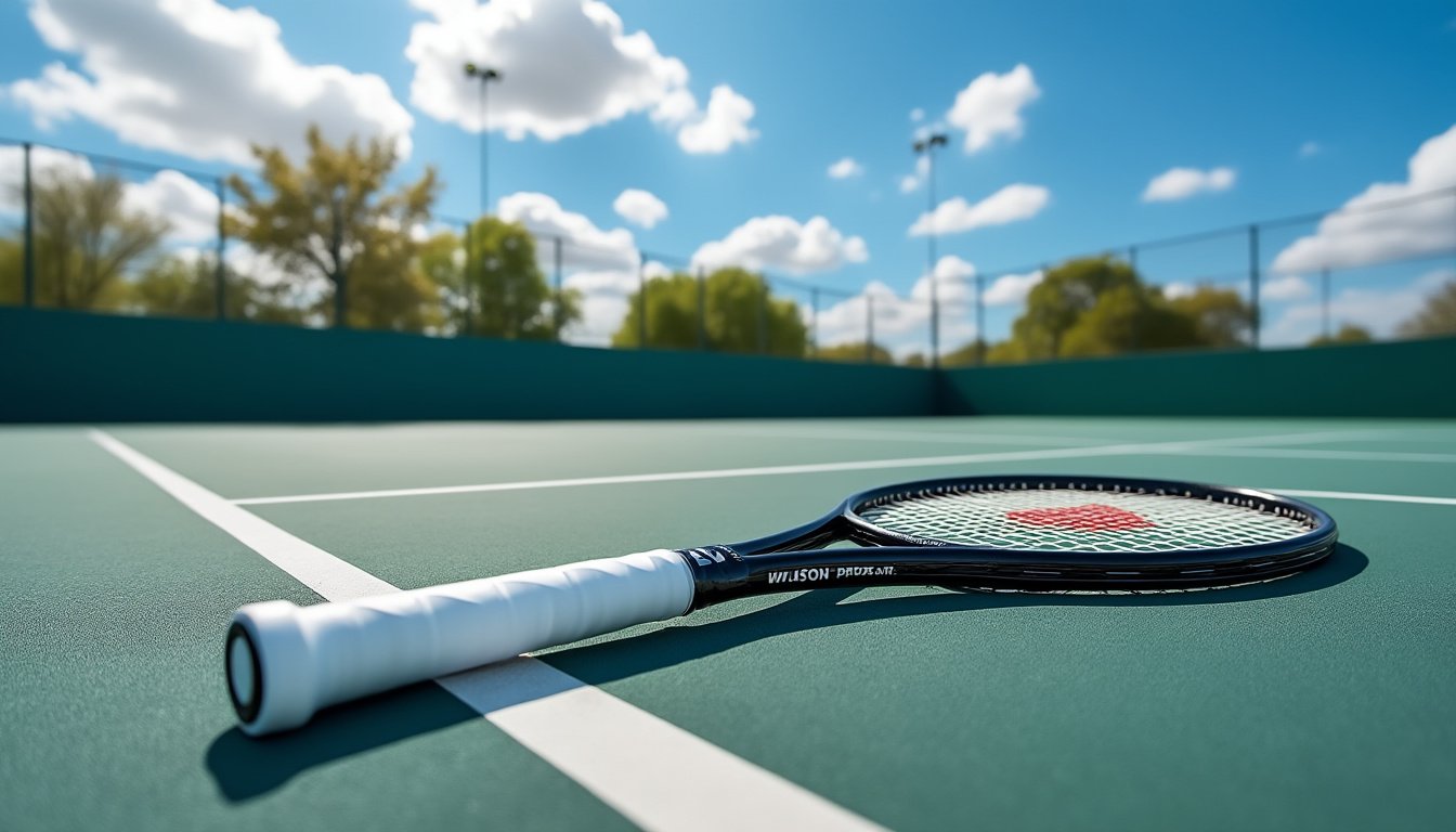 découvrez la raquette pro staff de wilson, alliant puissance et précision pour optimiser vos performances sur le court. idéale pour les joueurs exigeants en quête d'excellence.