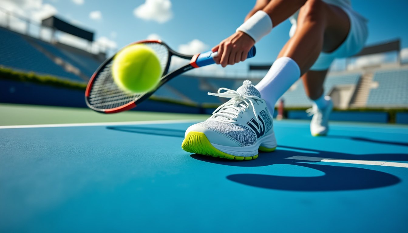 découvrez les chaussures de tennis wilson, alliant qualité supérieure et accessibilité pour tous les joueurs. profitez d’un confort optimal, d’une grande durabilité et d’un excellent rapport qualité-prix sur tous les courts.