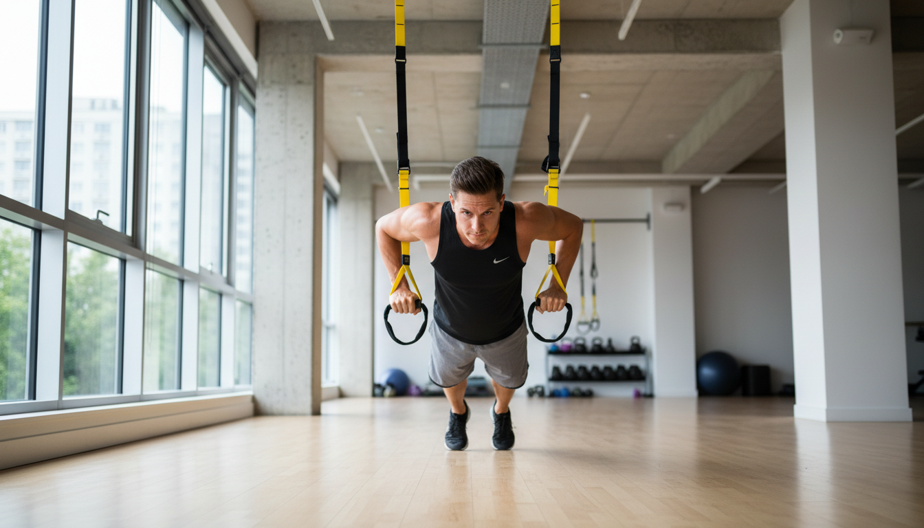 découvrez notre guide complet des pompes inclinées avec sangles de suspension, expliquant leur fonctionnement, leurs bénéfices pour la musculation et comment les intégrer efficacement dans vos entraînements.