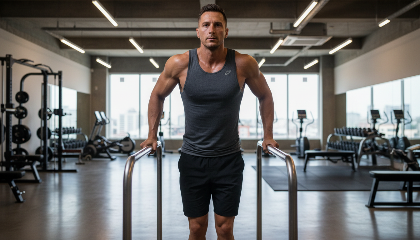 dips aux barres parallèles : techniques et bienfaits pour renforcer le haut du corps découvrez les techniques efficaces des dips aux barres parallèles et leurs bienfaits pour renforcer et sculpter le haut du corps en toute sécurité.