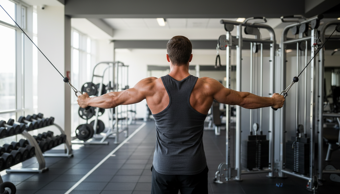 découvrez comment bien réaliser l'écarté à la poulie vis-à-vis pour sculpter des pectoraux définis et harmonieux grâce à nos conseils d'experts.