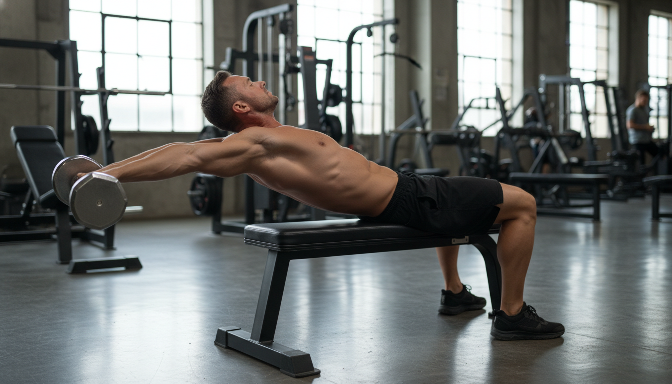découvrez notre guide complet pour maîtriser l'exercice du pullover avec haltère, améliorer votre technique et maximiser vos résultats en musculation.