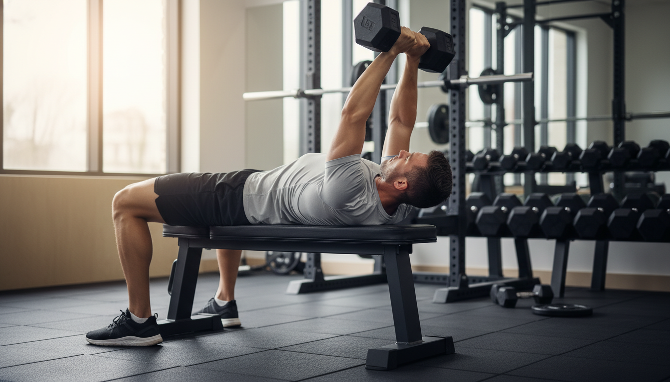 découvrez notre guide complet pour maîtriser l'exercice du pullover avec haltère, améliorer votre technique et optimiser vos résultats en musculation.